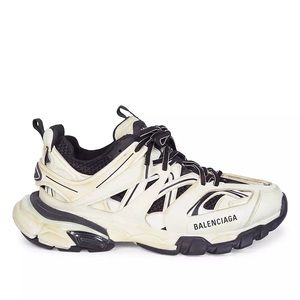 Balenciaga Track Sneakers in White & Black +Extra Shoe Laces Size 34, in Box
